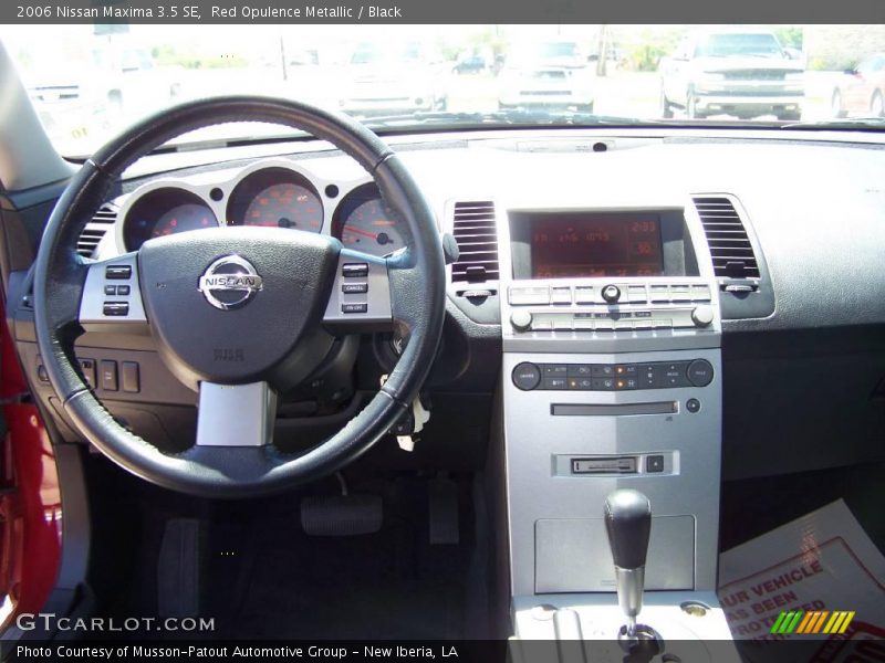 Red Opulence Metallic / Black 2006 Nissan Maxima 3.5 SE
