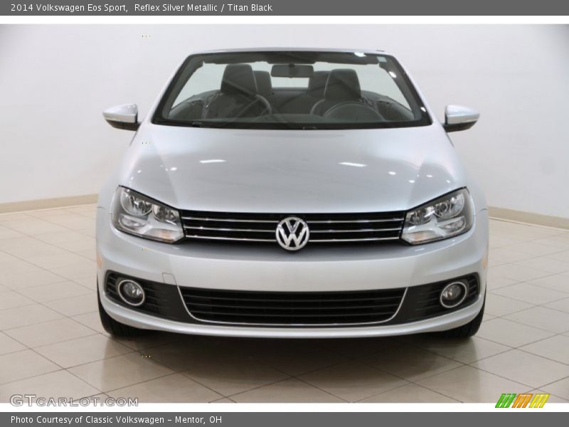 Reflex Silver Metallic / Titan Black 2014 Volkswagen Eos Sport
