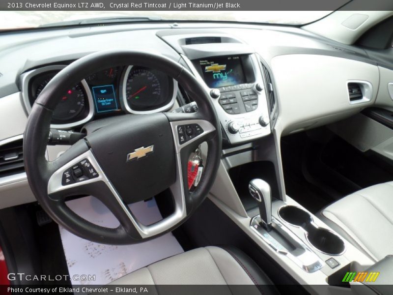 Crystal Red Tintcoat / Light Titanium/Jet Black 2013 Chevrolet Equinox LTZ AWD