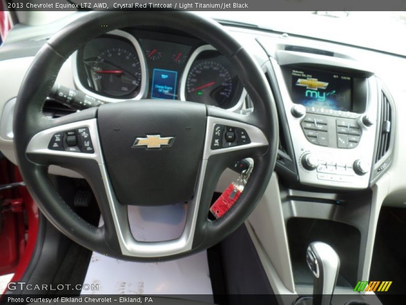 Crystal Red Tintcoat / Light Titanium/Jet Black 2013 Chevrolet Equinox LTZ AWD