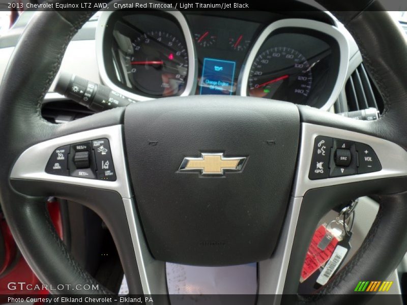 Crystal Red Tintcoat / Light Titanium/Jet Black 2013 Chevrolet Equinox LTZ AWD