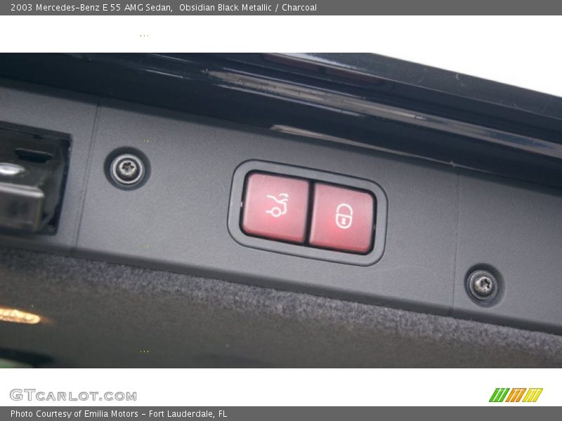 Obsidian Black Metallic / Charcoal 2003 Mercedes-Benz E 55 AMG Sedan