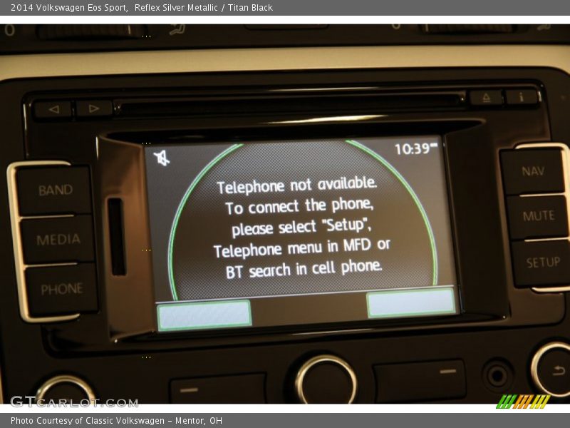 Reflex Silver Metallic / Titan Black 2014 Volkswagen Eos Sport