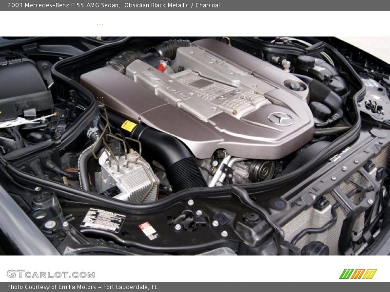  2003 E 55 AMG Sedan Engine - 5.4 Liter AMG Supercharged SOHC 24-Valve V8