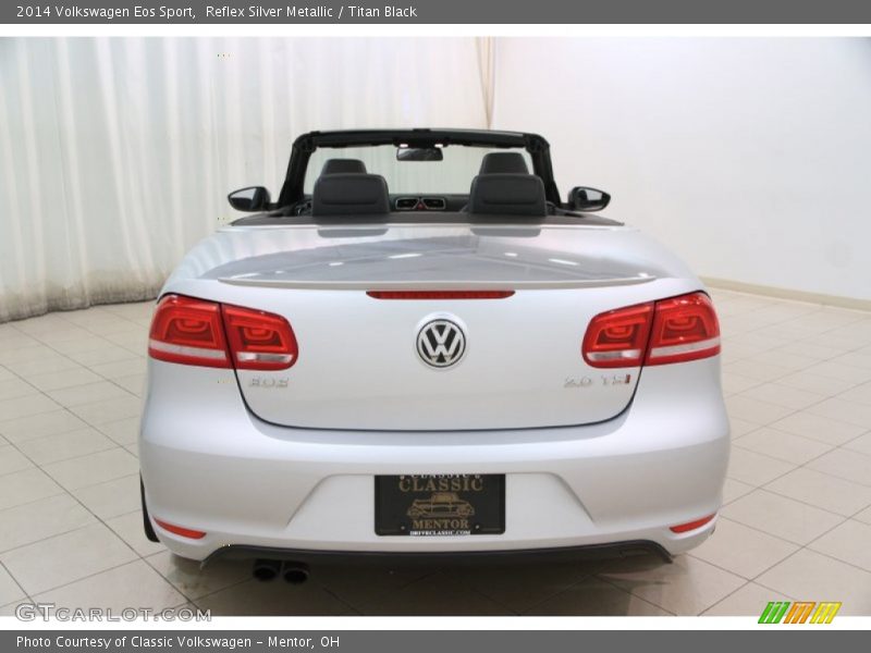 Reflex Silver Metallic / Titan Black 2014 Volkswagen Eos Sport
