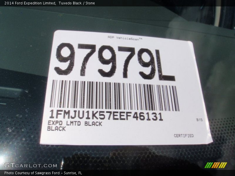 Tuxedo Black / Stone 2014 Ford Expedition Limited