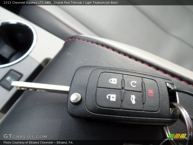 Crystal Red Tintcoat / Light Titanium/Jet Black 2013 Chevrolet Equinox LTZ AWD