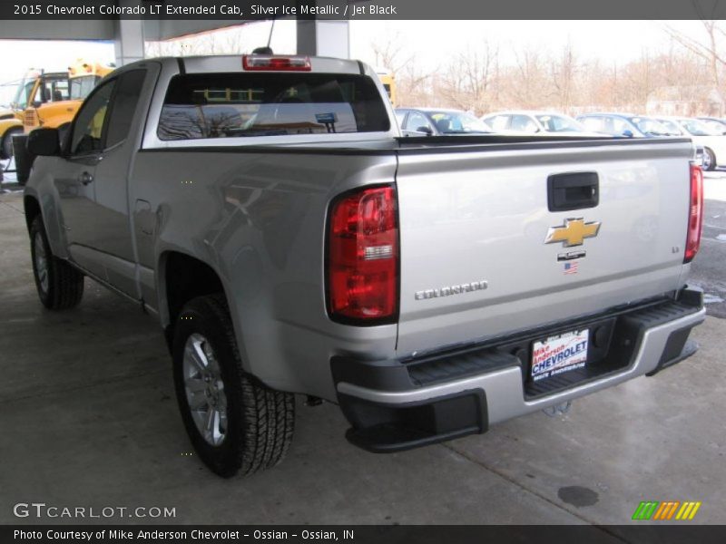 Silver Ice Metallic / Jet Black 2015 Chevrolet Colorado LT Extended Cab