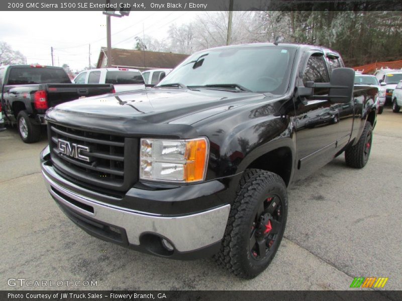 Onyx Black / Ebony 2009 GMC Sierra 1500 SLE Extended Cab 4x4
