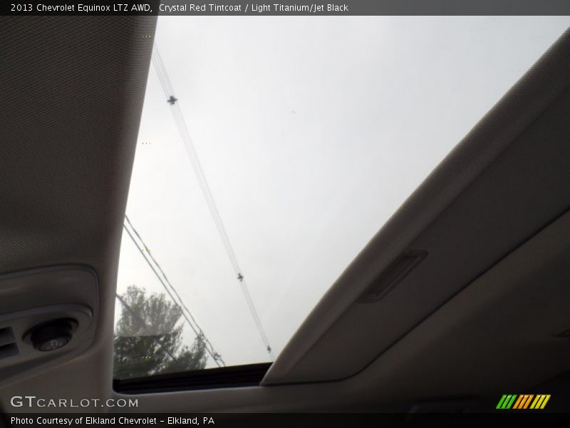 Crystal Red Tintcoat / Light Titanium/Jet Black 2013 Chevrolet Equinox LTZ AWD