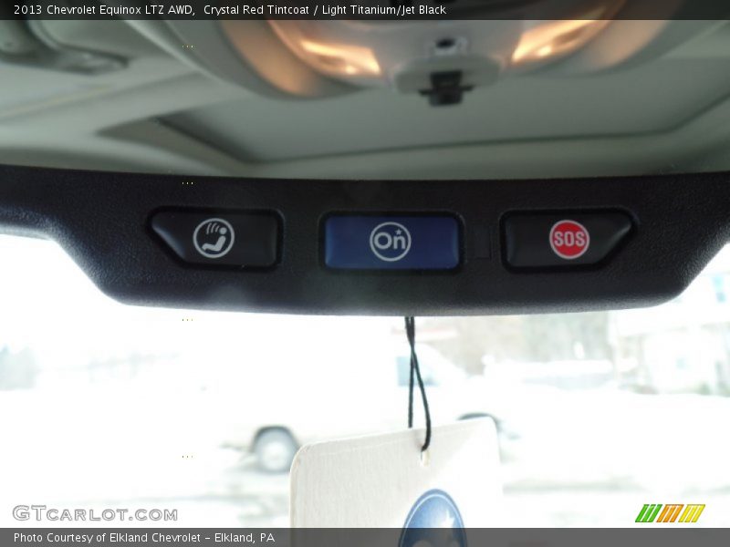 Crystal Red Tintcoat / Light Titanium/Jet Black 2013 Chevrolet Equinox LTZ AWD