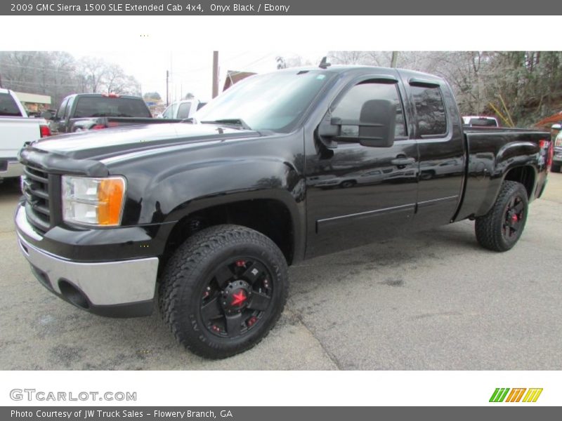 Onyx Black / Ebony 2009 GMC Sierra 1500 SLE Extended Cab 4x4