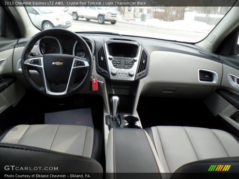 Crystal Red Tintcoat / Light Titanium/Jet Black 2013 Chevrolet Equinox LTZ AWD
