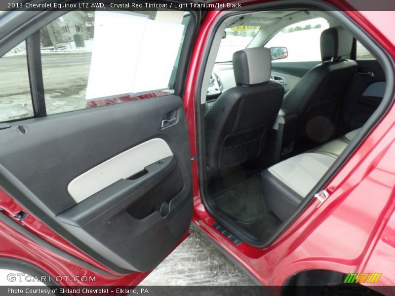 Crystal Red Tintcoat / Light Titanium/Jet Black 2013 Chevrolet Equinox LTZ AWD