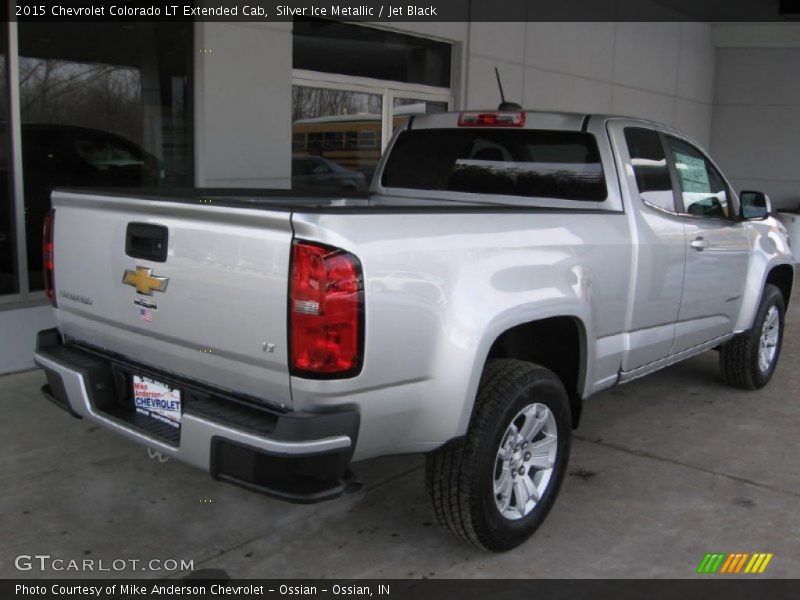Silver Ice Metallic / Jet Black 2015 Chevrolet Colorado LT Extended Cab