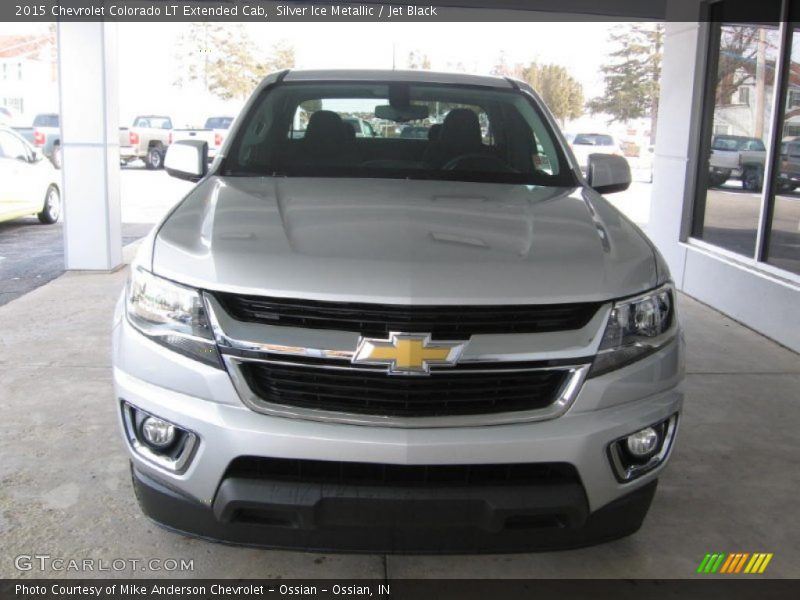 Silver Ice Metallic / Jet Black 2015 Chevrolet Colorado LT Extended Cab
