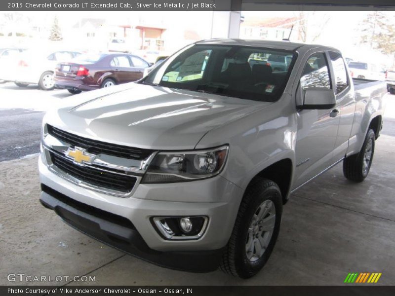 Silver Ice Metallic / Jet Black 2015 Chevrolet Colorado LT Extended Cab