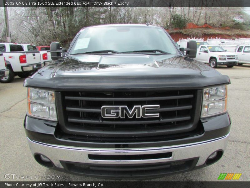Onyx Black / Ebony 2009 GMC Sierra 1500 SLE Extended Cab 4x4
