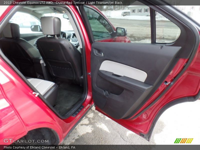 Crystal Red Tintcoat / Light Titanium/Jet Black 2013 Chevrolet Equinox LTZ AWD