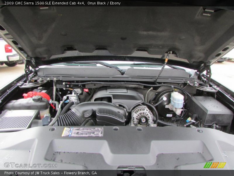 Onyx Black / Ebony 2009 GMC Sierra 1500 SLE Extended Cab 4x4