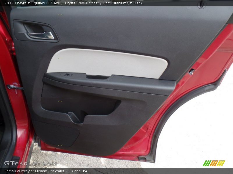 Crystal Red Tintcoat / Light Titanium/Jet Black 2013 Chevrolet Equinox LTZ AWD