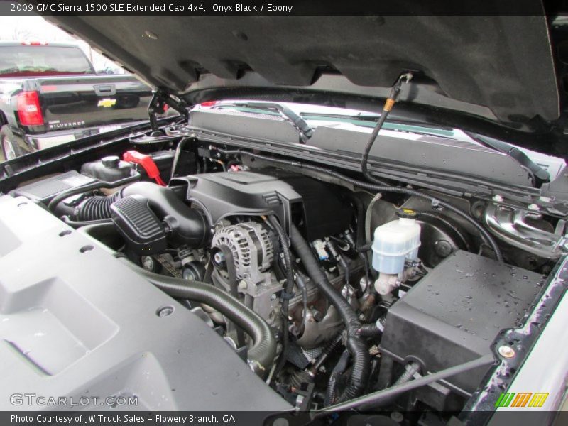 Onyx Black / Ebony 2009 GMC Sierra 1500 SLE Extended Cab 4x4
