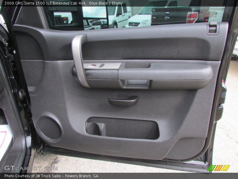 Onyx Black / Ebony 2009 GMC Sierra 1500 SLE Extended Cab 4x4