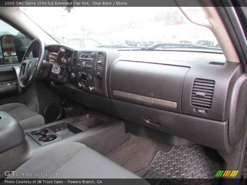 Onyx Black / Ebony 2009 GMC Sierra 1500 SLE Extended Cab 4x4
