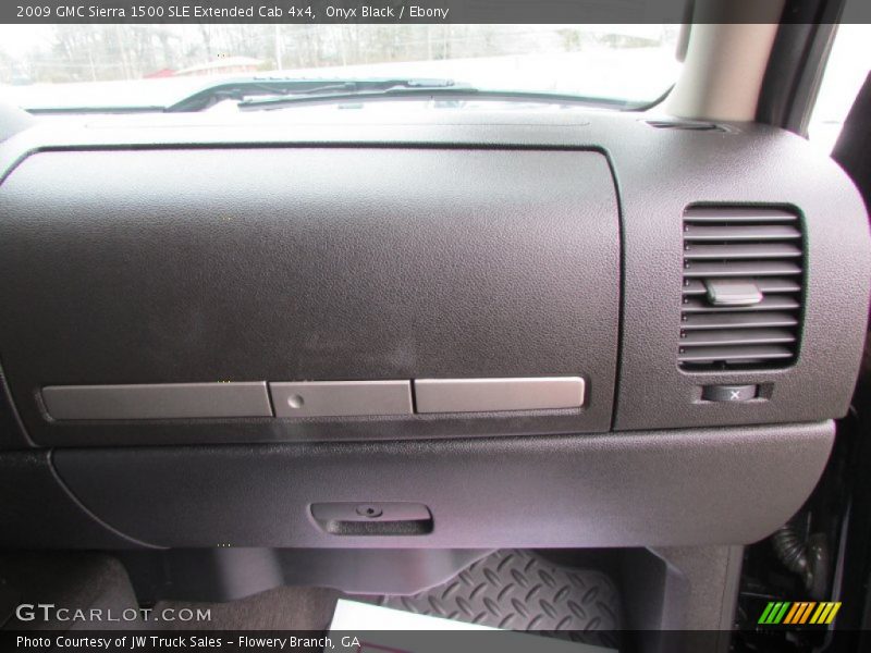 Onyx Black / Ebony 2009 GMC Sierra 1500 SLE Extended Cab 4x4