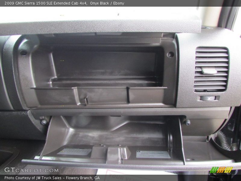 Onyx Black / Ebony 2009 GMC Sierra 1500 SLE Extended Cab 4x4