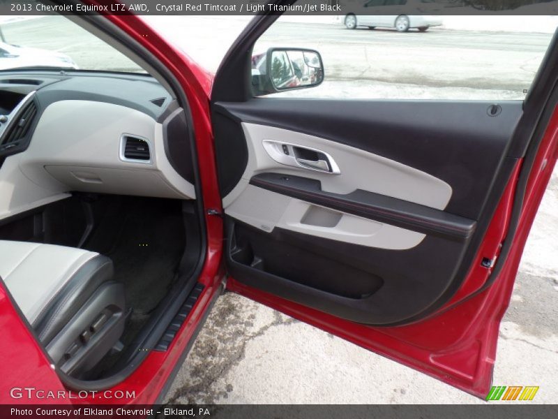 Crystal Red Tintcoat / Light Titanium/Jet Black 2013 Chevrolet Equinox LTZ AWD
