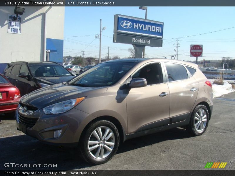 Chai Bronze / Black/Saddle 2013 Hyundai Tucson Limited AWD