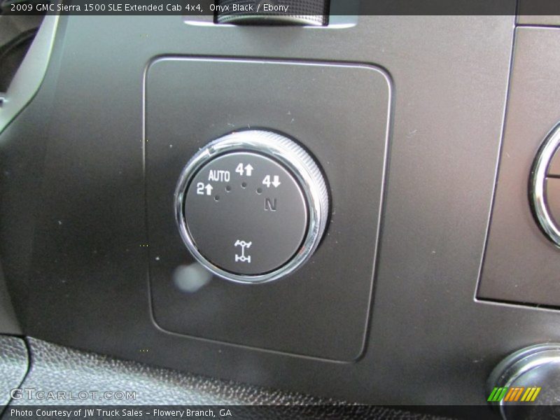 Onyx Black / Ebony 2009 GMC Sierra 1500 SLE Extended Cab 4x4