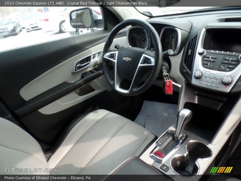 Crystal Red Tintcoat / Light Titanium/Jet Black 2013 Chevrolet Equinox LTZ AWD
