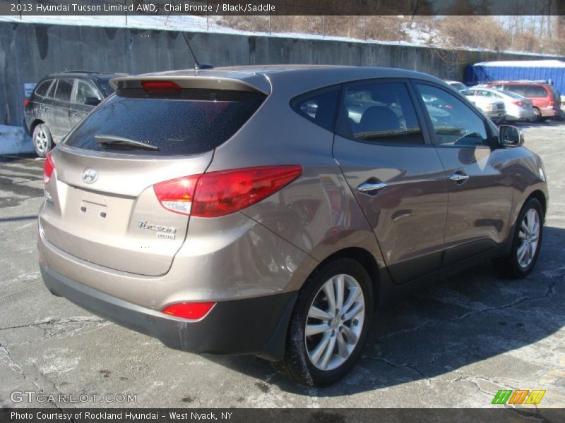 Chai Bronze / Black/Saddle 2013 Hyundai Tucson Limited AWD