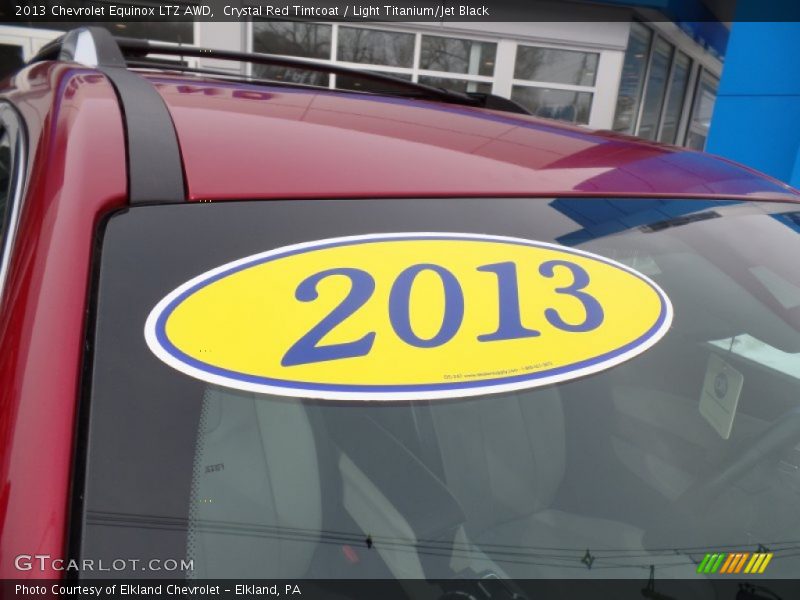 Crystal Red Tintcoat / Light Titanium/Jet Black 2013 Chevrolet Equinox LTZ AWD
