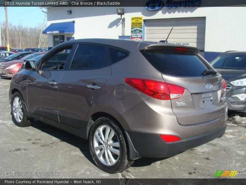 Chai Bronze / Black/Saddle 2013 Hyundai Tucson Limited AWD