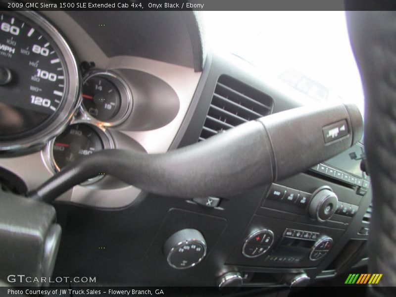 Onyx Black / Ebony 2009 GMC Sierra 1500 SLE Extended Cab 4x4