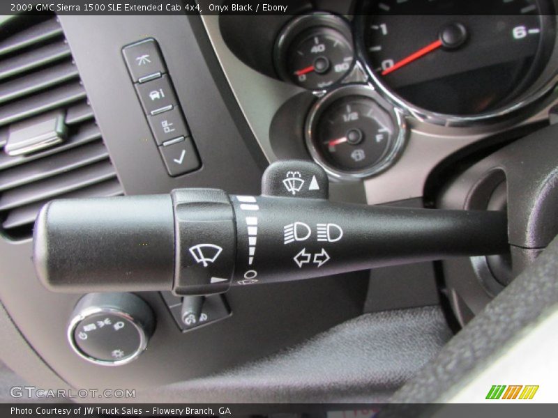 Onyx Black / Ebony 2009 GMC Sierra 1500 SLE Extended Cab 4x4