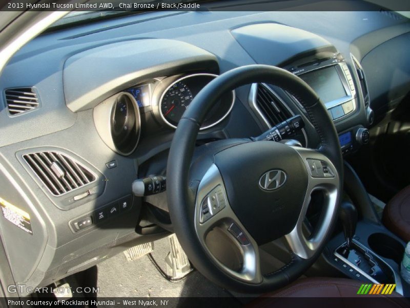 Chai Bronze / Black/Saddle 2013 Hyundai Tucson Limited AWD