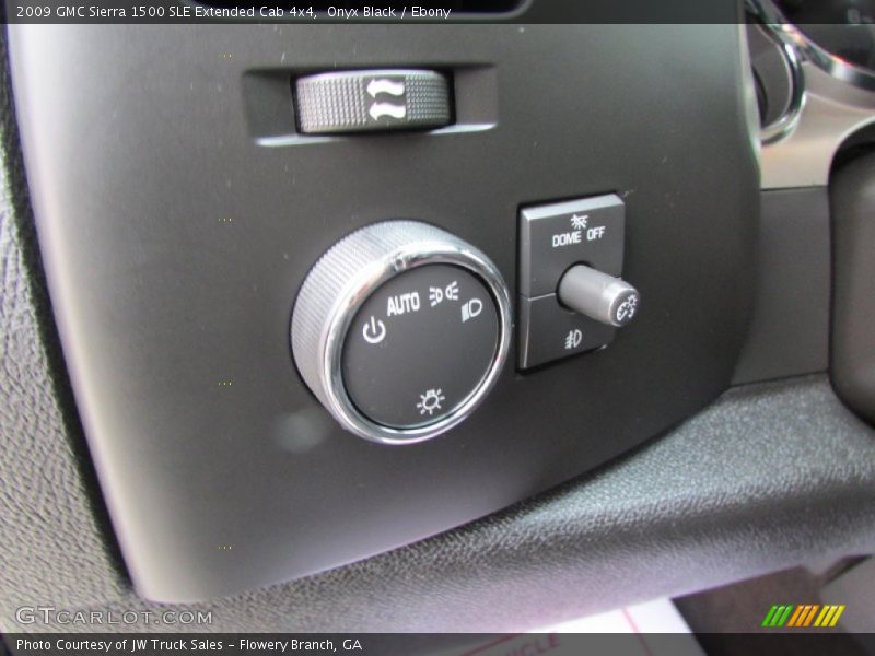 Onyx Black / Ebony 2009 GMC Sierra 1500 SLE Extended Cab 4x4