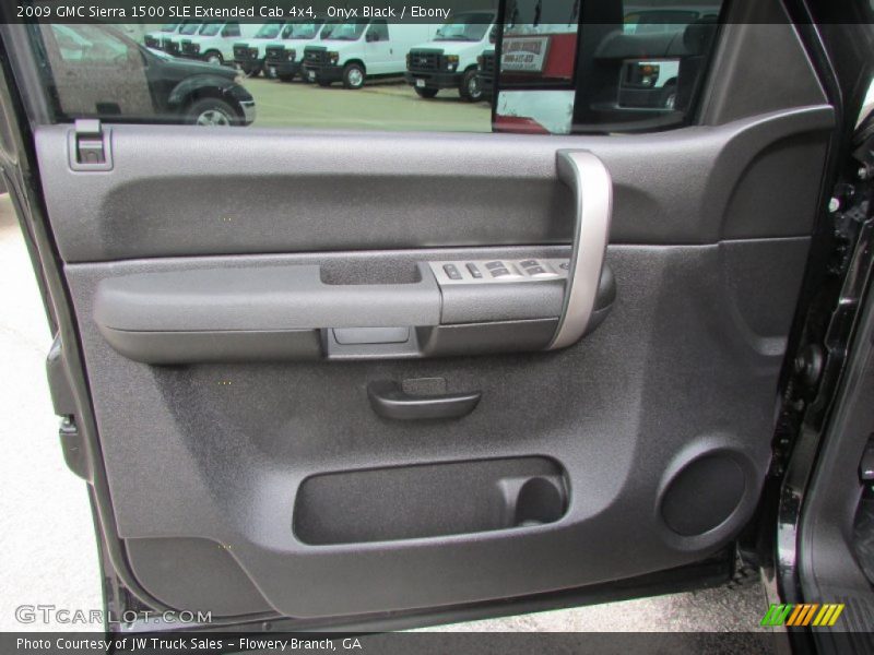 Onyx Black / Ebony 2009 GMC Sierra 1500 SLE Extended Cab 4x4