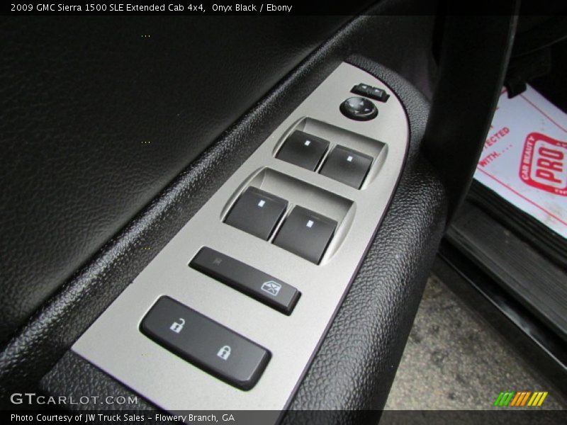 Onyx Black / Ebony 2009 GMC Sierra 1500 SLE Extended Cab 4x4