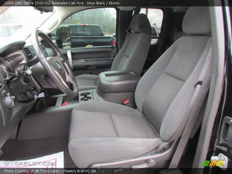 Onyx Black / Ebony 2009 GMC Sierra 1500 SLE Extended Cab 4x4