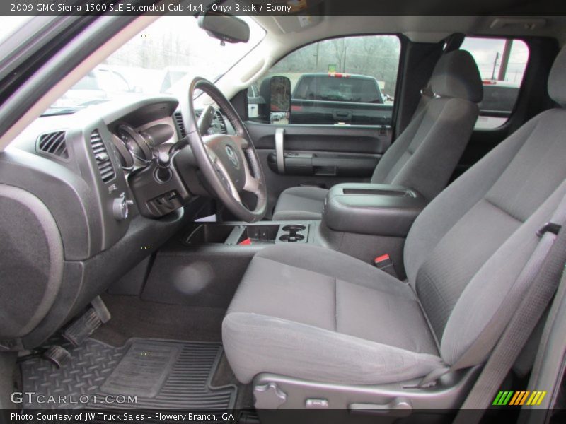 Onyx Black / Ebony 2009 GMC Sierra 1500 SLE Extended Cab 4x4