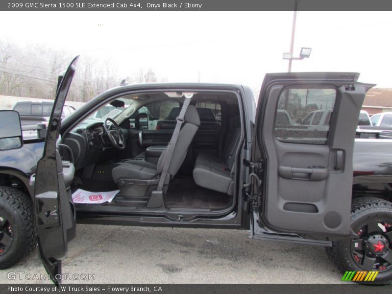 Onyx Black / Ebony 2009 GMC Sierra 1500 SLE Extended Cab 4x4
