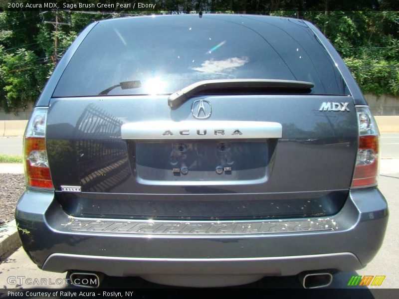 Sage Brush Green Pearl / Ebony 2006 Acura MDX