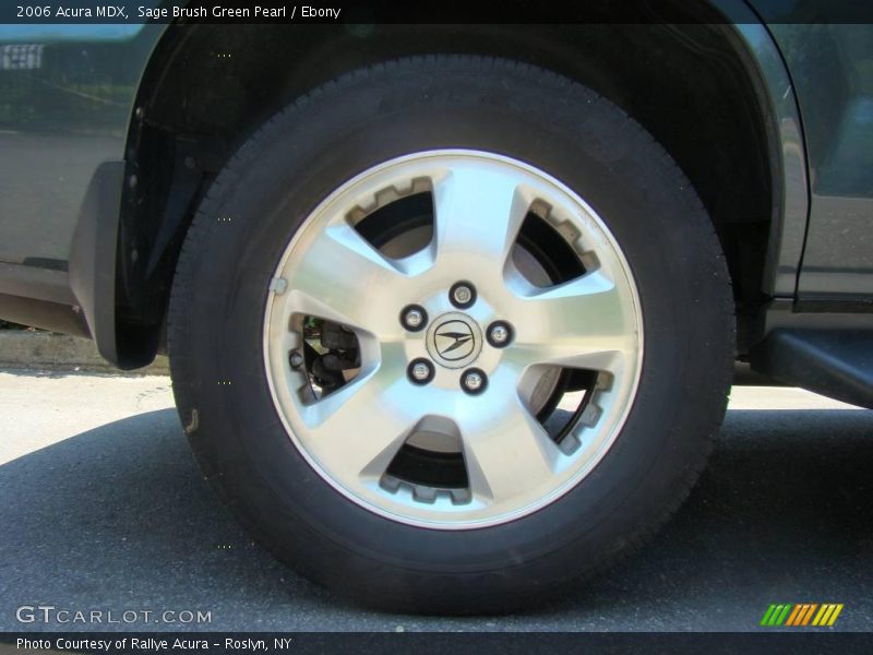 Sage Brush Green Pearl / Ebony 2006 Acura MDX