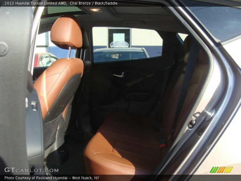 Chai Bronze / Black/Saddle 2013 Hyundai Tucson Limited AWD