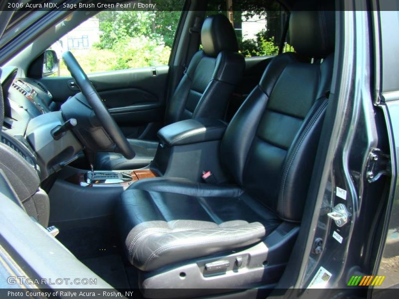 Sage Brush Green Pearl / Ebony 2006 Acura MDX